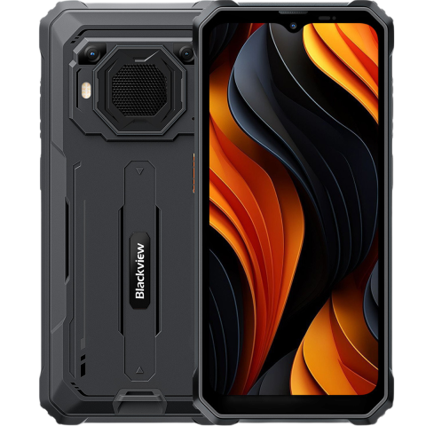 Telefoane Mobile Blackview - Telefon Blackview BV6200 Plus 4G 8GB RAM + 256GB NFC 11000mAh Android 15 Black