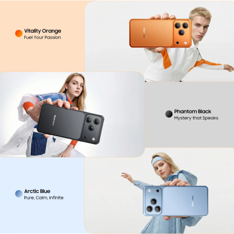 Telefon Blackview Wave 7C, 4G, Dual SIM, 6.56" HD+ IPS, Quad-Core T310, 4GB RAM, 128GB, 5000mAh, Android 16, Black [3]
