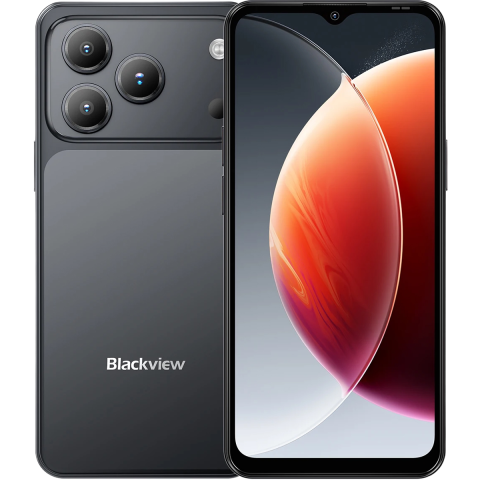 Produse Blackview - Telefon Blackview Wave 7C, 4G, Dual SIM, 6.56" HD+ IPS, Quad-Core T310, 4GB RAM, 128GB, 5000mAh, Android 16, Black