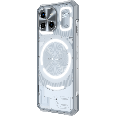 Telefon Doogee Blade GT Ultra 5G Dimensity 7300 512GB 16GB RAM 6.72" IPS 120Hz RGB Light NFC IP68/IP69K Android 14 Silver [6]