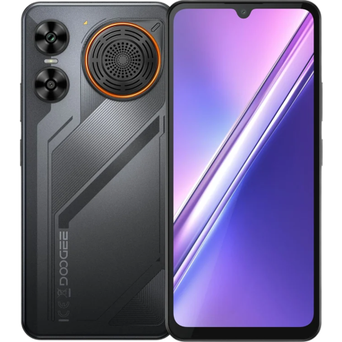 Produse Doogee - Telefon rezistent Doogee M30 Black, 4G, Dual SIM, 6.88" HD+ 120Hz, Octa-Core T7280, 6GB RAM, 256GB, NFC, 64MP + 20MP, 8000mAh, IP68, Android 16