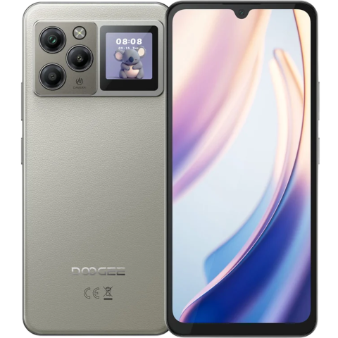 Produse Doogee - Telefon rezistent Doogee M30 Pro Gray, 4G, Dual SIM, 6.88" HD+ 120Hz, Octa-Core T7280, 8GB RAM, 256GB, NFC, 64MP + 20MP, 8000mAh, IP68, Android 16