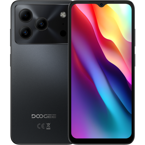 Doogee Note 56 4G 6.56-inch IPS 90Hz 64GB 6150mAh Android 16 Black [0]