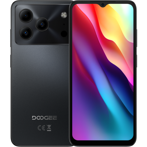 Telefon Doogee Note 56 Pro 4G Octa-Core 6.56-inch IPS 90Hz 4GB RAM/128GB NFC 6150mAh Android 16 Black [1]