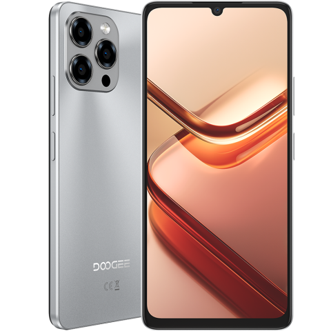 Telefoane Mobile Doogee - Telefon Doogee Note 58, 4G, Dual SIM, 6.75" HD+ 90Hz, Octa-Core, 6GB RAM, 128 GB, NFC, 6250mAh, Android 16, Natural