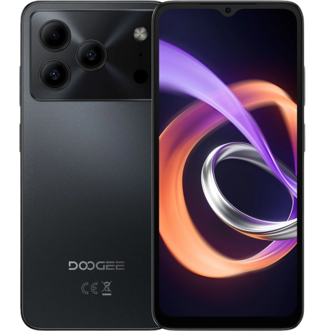 Telefoane Mobile Doogee - Telefon Doogee Note 56 Plus, 4G, Dual SIM, 6.56" HD+ 90Hz, Octa-Core, 6GB RAM, 256 GB, NFC, 6150mAh, Android 16, Black