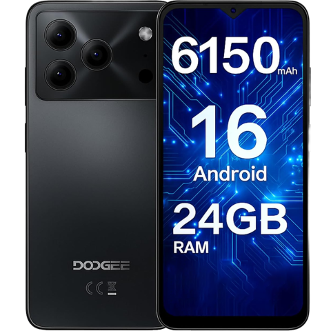 Telefoane & Tablete Doogee - Telefon Doogee Note 56 4G 6.56-inch IPS 90Hz 64GB 6150mAh Android 16 Black