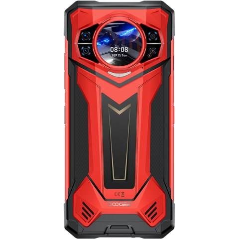 Telefon Doogee S200 Plus 5G Dual Display 6.72-inch 120Hz IPS + 1.32-inch AMOLED 8-Core Dimensity 7300 12GB + 512GB NFC 10100mAh Android 14 Red [4]