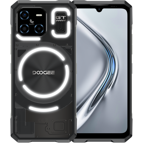 Telefoane & Tablete Doogee - Telefon Doogee Blade GT Ultra 5G Dimensity 7300 512GB 16GB RAM 6.72" IPS 120Hz RGB Light NFC IP68/IP69K Android 14 Black