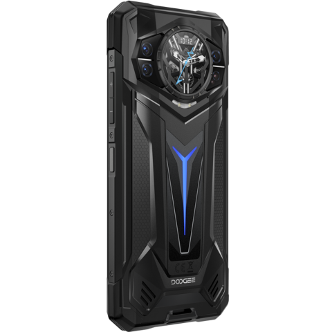 Telefon Doogee S200 Ultra 5G Dimensity 7400 1 TB 6.72" IPS 120Hz/1.32" AMOLED NFC IP68/IP69K Android 15 Black [7]