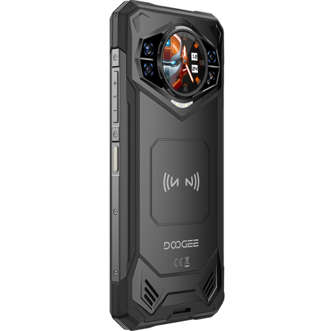 Doogee S200X VIP 5G Dual Display 6.72' IPS 120Hz / 1.32' AMOLED 512GB 10100mAh IP68/IP69K Android 16 Black + Casti Wireless BoneBeat Run [8]