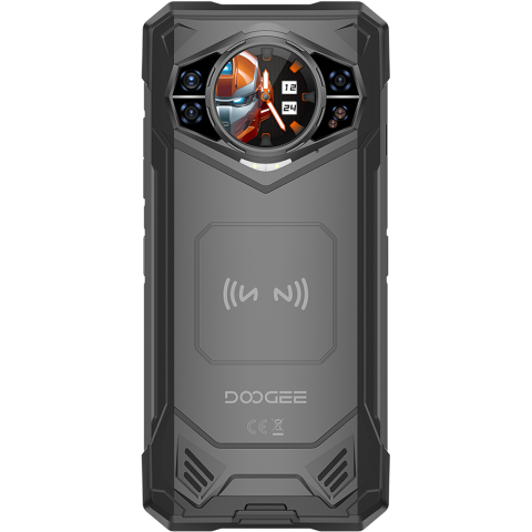 Doogee S200X VIP 5G Dual Display 6.72' IPS 120Hz / 1.32' AMOLED 512GB 10100mAh IP68/IP69K Android 16 Black + Casti Wireless BoneBeat Run [7]