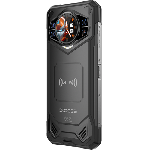 Doogee S200X VIP 5G Dual Display 6.72' IPS 120Hz / 1.32' AMOLED 512GB 10100mAh IP68/IP69K Android 16 Black + Casti Wireless BoneBeat Run [9]