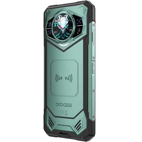 Doogee S200X VIP 5G Dual Display 6.72' IPS 120Hz / 1.32' AMOLED 512GB 10100mAh IP68/IP69K Android 16 Green + Casti Wireless BoneBeat Run [9]