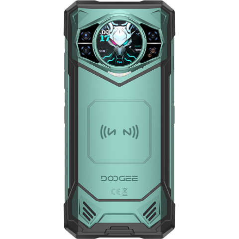 Doogee S200X VIP 5G Dual Display 6.72' IPS 120Hz / 1.32' AMOLED 512GB 10100mAh IP68/IP69K Android 16 Green + Casti Wireless BoneBeat Run [7]