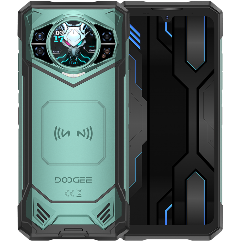 Produse Doogee - Telefon rugged Doogee S200X, 5G Dual Display 6.72" IPS 120Hz / 1.32" AMOLED, 12GB RAM, 512GB, NFC, 10100mAh, Android 14, Green