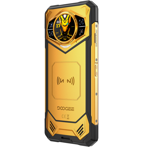 Doogee S200X VIP 5G Dual Display 6.72' IPS 120Hz / 1.32' AMOLED 512GB 10100mAh IP68/IP69K Android 16 Yellow + Casti Wireless BoneBeat Run [9]