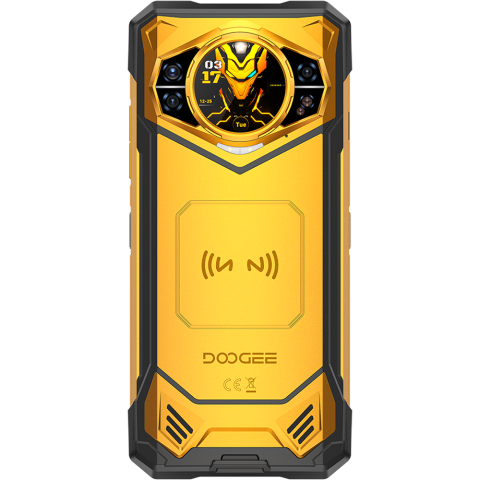 Doogee S200X VIP 5G Dual Display 6.72' IPS 120Hz / 1.32' AMOLED 512GB 10100mAh IP68/IP69K Android 16 Yellow + Casti Wireless BoneBeat Run [7]