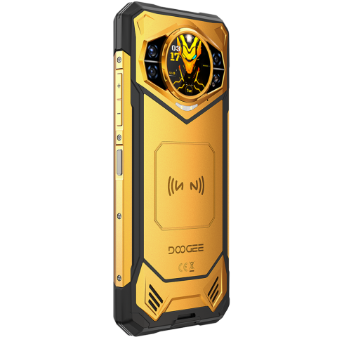 Doogee S200X VIP 5G Dual Display 6.72' IPS 120Hz / 1.32' AMOLED 512GB 10100mAh IP68/IP69K Android 16 Yellow + Casti Wireless BoneBeat Run [8]