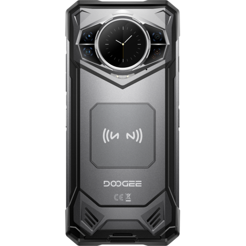Doogee S200 VIP 5G Dual Display 6.58' IPS 120Hz / 1.32' AMOLED 256GB 10100mAh IP68/IP69K Android 16 Gray + Casti Wireless BoneBeat Run [6]