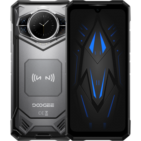 Doogee S200 VIP 5G Dual Display 6.58' IPS 120Hz / 1.32' AMOLED 256GB 10100mAh IP68/IP69K Android 16 Gray + Casti Wireless BoneBeat Run [7]