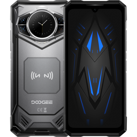 Doogee Products - Doogee S200, 5G, Dual Display 6.58' IPS 120Hz / 1.32' AMOLED, 12GB RAM, 256GB, NFC, 10100mAh, Android 14, Grey