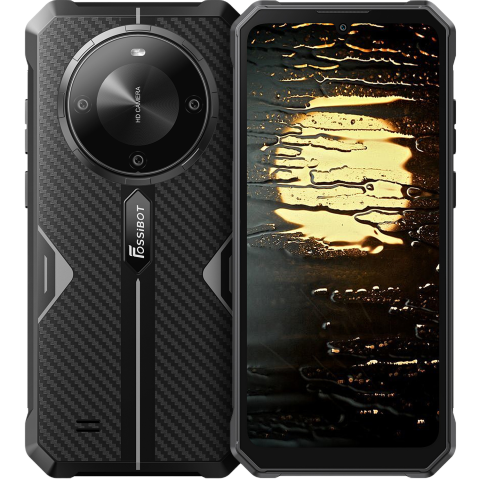 Telefon Fossibot F105 4G 64GB 10300mAh NFC Android 14 Black [1]