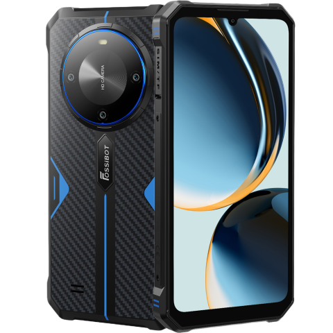 Telefoane & Tablete Fossibot - Telefon Fossibot F105 4G 64GB 10300mAh NFC Android 14 Blue