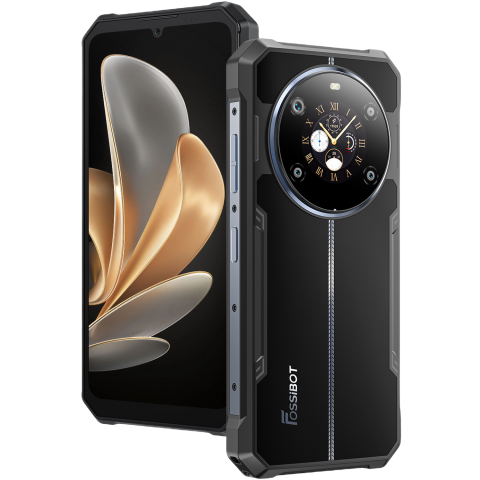 Telefoane & Tablete Fossibot - Telefon Fossibot F109 Blue 5G Dimensity 6300 256GB 10600mAh NFC Android 14