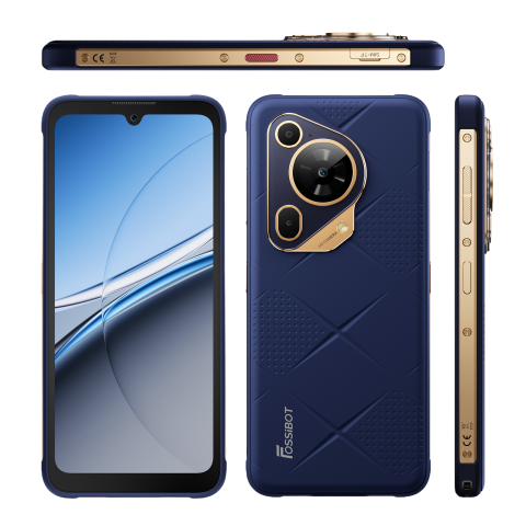 Telefon Fossibot F112 Pro Slim 5G 256GB 7150mAh NFC Android 14 Blue [8]