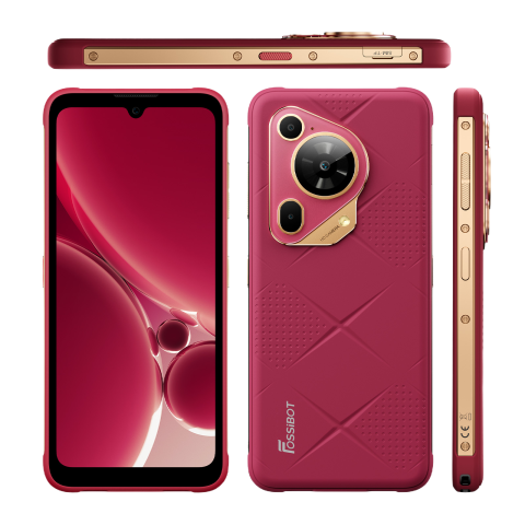 Telefon Fossibot F112 Pro Slim 5G 256GB 7150mAh NFC Android 14 Red [7]