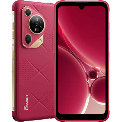 Telefoane & Tablete Fossibot - Telefon Fossibot F112 Pro Slim 5G 256GB 7150mAh NFC Android 14 Red