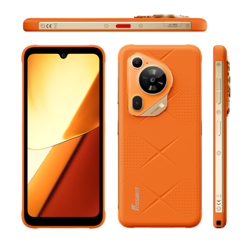 Telefon Fossibot F112 Pro Slim 5G 256GB 7150mAh NFC Android 14 Orange [7]