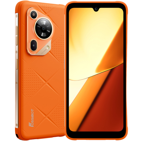 Telefoane & Tablete Fossibot - Telefon Fossibot F112 Pro Slim 5G 256GB 7150mAh NFC Android 14 Orange