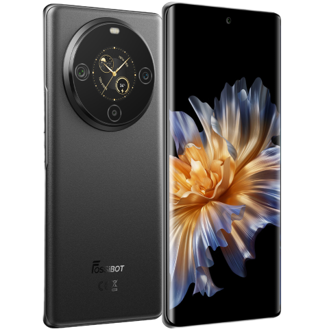 Telefoane & Tablete Fossibot - Telefon Fossibot S3 Pro 4G 6.67' AMOLED Curved 5000mAh NFC Android 14 Black