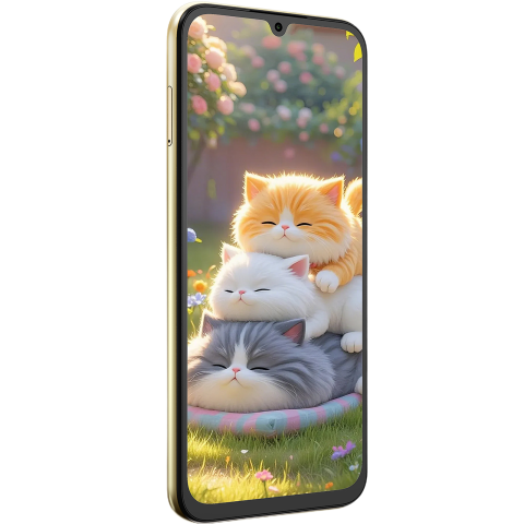 Telefon Fossibot S7, 4G, Dual SIM, 6.9" 120Hz, Octa-Core T615, 8GB RAM, 256GB, Camera 16MP + 8MP, 5000mAh, Android 16, Gold [3]