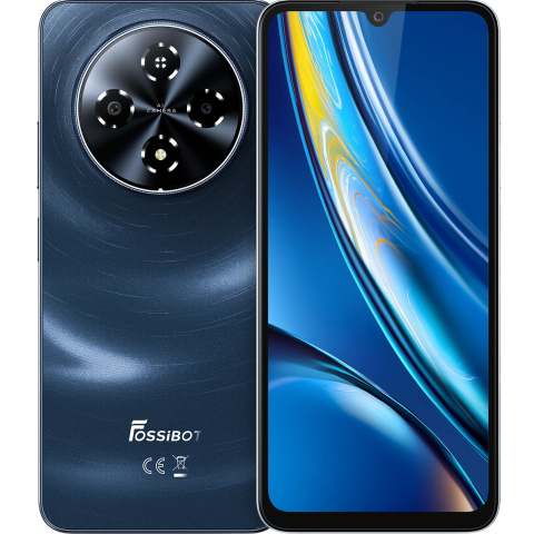 Telefon Fossibot S5, 4G, Dual SIM, 6.88" 120Hz, Octa-Core, 4GB RAM, 128GB, Camera 13MP + 8MP, 6000mAh, Android 15, Dark Blue [1]