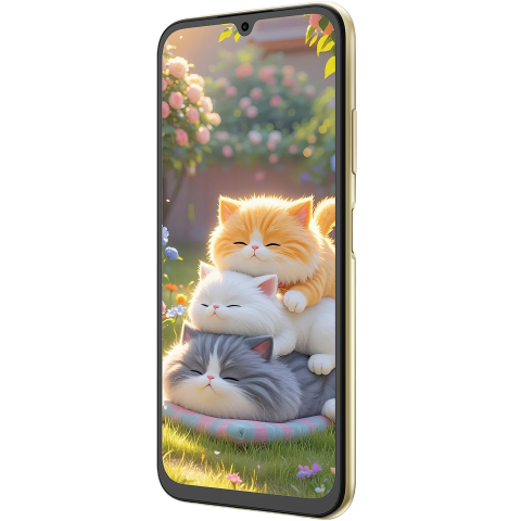 Telefon Fossibot S7, 4G, Dual SIM, 6.9" 120Hz, Octa-Core T615, 4GB RAM, 128GB, Camera 16MP + 8MP, 5000mAh, Android 16, Gold [2]