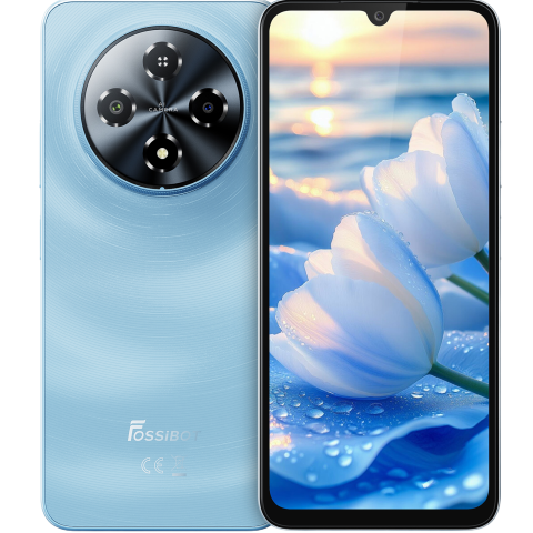 Telefon Fossibot S5 Pro, 4G, Dual SIM, 6.88" 120Hz, Octa-Core, 8GB RAM, 256GB, Camera 50MP + 8MP, 6000mAh, Android 15, Blue [1]