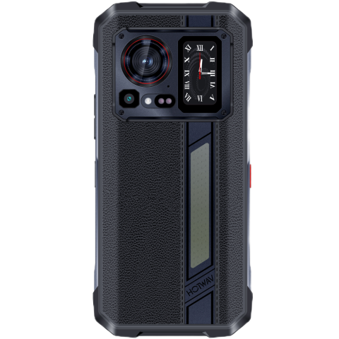 Resealed Hotwav Hyper 7 Pro, Dimensity 7050, 5G, 256GB, NFC, Dual Screen, Leather Black - Copie [3]