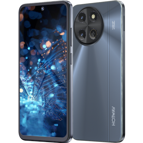 Telefoane & Tablete Hotwav - Telefon Hotwav Note 18 Pro 4G 128GB 7.2-inch 120Hz Camera 48+8MP RGB 6200mAh NFC Android 15 Black