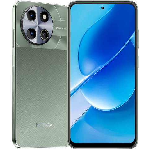 Telefoane & Tablete Hotwav - Telefon Hotwav Note 18 GT 4G 256GB 7.2-inch 120Hz 6200mAh NFC Android 15 Green