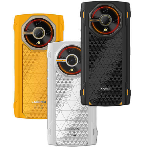 Lagenio Rhino 2 Pro, 4G, Dual SIM, 6.7" 120Hz, Octa-Core T7250, 8GB RAM, 256GB, NFC, Android 15, Orange [3]