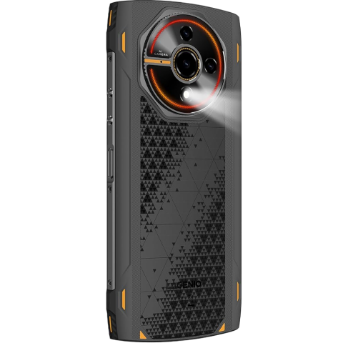 Lagenio Rhino 2 Pro, 4G, Dual SIM, 6.7" 120Hz, Octa-Core T7250, 8GB RAM, 256GB, NFC, Android 15, Black [1]