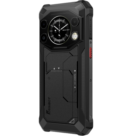 Telefon Fossibot F117, 4G, Dual SIM, 6.75" 120Hz, 8-Core T615, 8GB RAM, 256GB,NFC, 10000mAh, Android 15, Black [4]