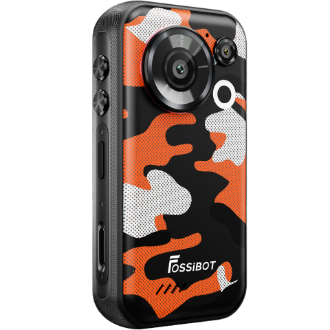 Telefon mini Fossibot F116 Pro cu Action Camera 4K Ultra-Wide, 5G, Dual SIM, 4-inch 120Hz, Dimensity 7300, 12GB RAM, 256GB, Optical Image Stabilization, NFC, 3600mAh, Android 16, Orange [6]