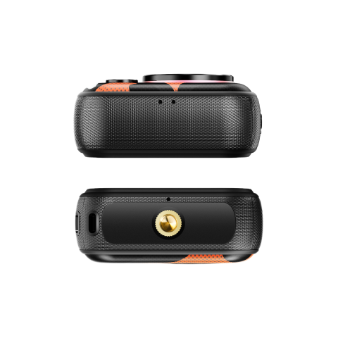 Telefon mini Fossibot F116 Pro cu Action Camera 4K Ultra-Wide, 5G, Dual SIM, 4-inch 120Hz, Dimensity 7300, 12GB RAM, 256GB, Optical Image Stabilization, NFC, 3600mAh, Android 16, Orange [8]