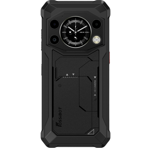 Telefon Fossibot F117, 4G, Dual SIM, 6.75" 120Hz, 8-Core T615, 8GB RAM, 256GB,NFC, 10000mAh, Android 15, Black [6]