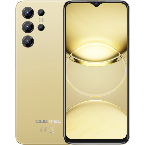 Telefoane & Tablete Oukitel - Telefon Oukitel C1 (2025), 4G, IPS 6.56-inch 90Hz, 16GB RAM / 128GB, 5150mAh, Android 15, Gold
