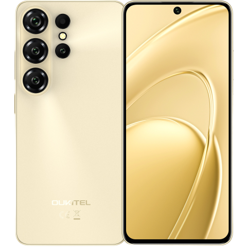 Produse Oukitel - Telefon Oukitel C26, 4G, Dual SIM, 6.63" 90Hz, Octa-Core T615, 6GB RAM, 128GB, 5150mAh, Android 16, Gold